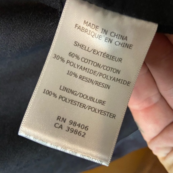 Theory navy blue resin jkt large - Picture 8 of 11